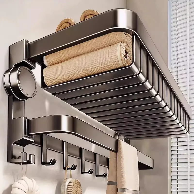 thickened-bathroom-towel-rack-suction-cup-double-layer-storage-shelf-sun-protection-sleeve-cover-toilet-accessories