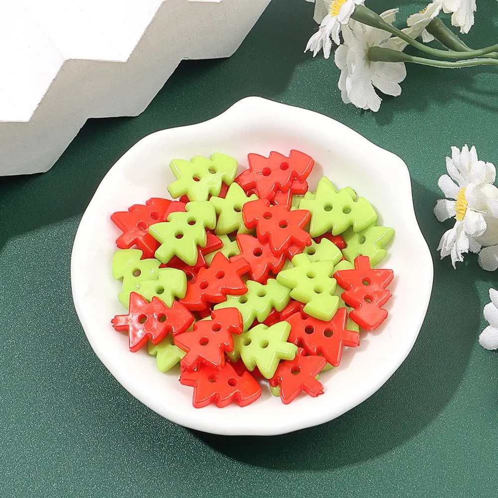 41/121/241 قطعة خرز زخرفي على شكل شجرة أكريليك ، إكسسوارات مجوهرات ذاتية الصنع ، عيد الميلاد ، عيد الشكر ، هدايا عيد الحب