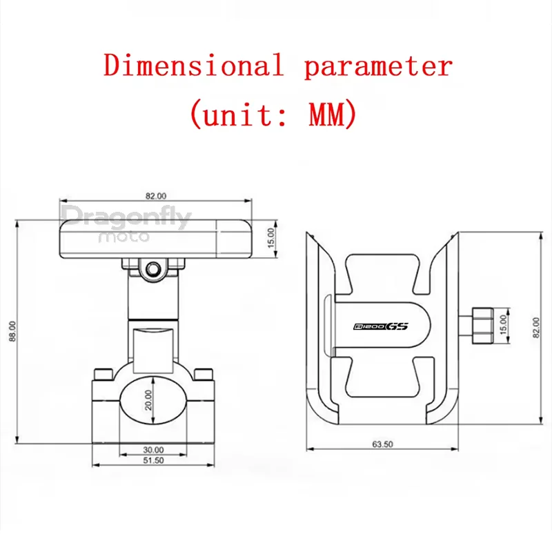สําหรับ BMW R 1200 GS LC R1200GS R 1200GS ผจญภัย ADV รถจักรยานยนต์อุปกรณ์เสริมผู้ถือโทรศัพท์มือถือ GPS Navigation Mounting Bracket