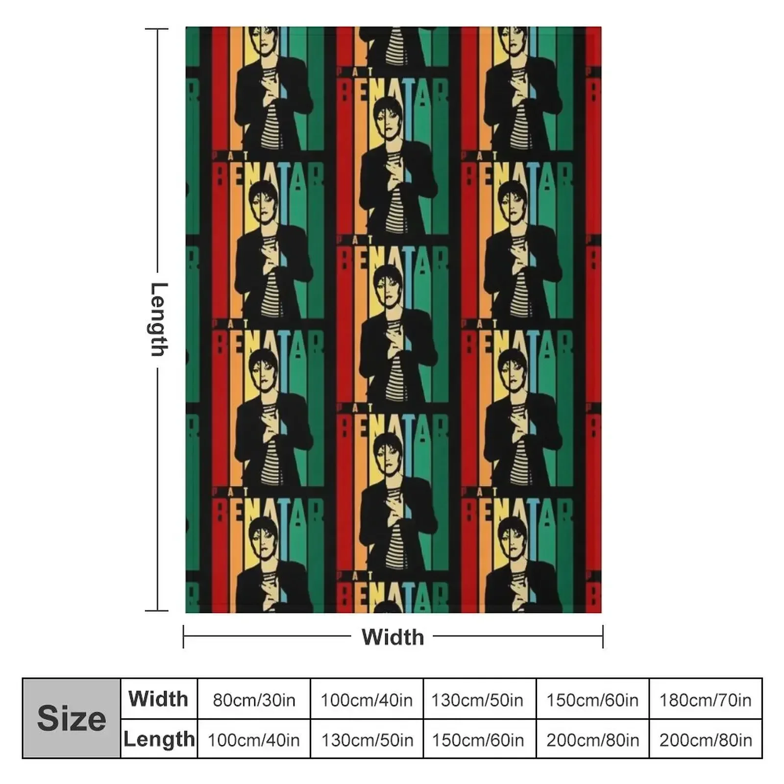 Pat Benatar Throw Blanket Fashion Sofas Thermals For Travel Blankets