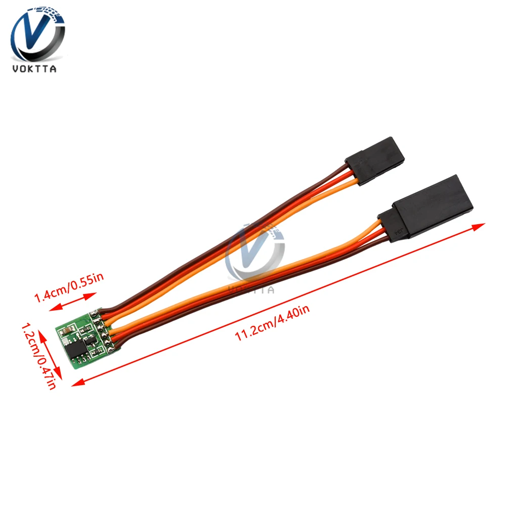 4-6 V/3.6-24V Servo Control Board Mini Universal Motor Control Module Servo Steering Gear Reverser Servo Inverter Signal