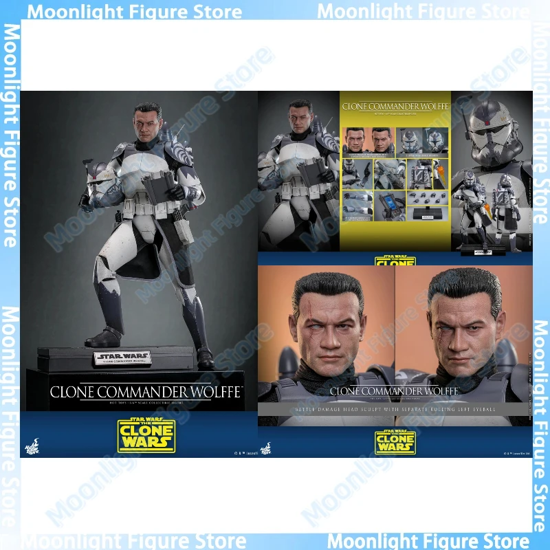 ของเล่นสะสม HotToys TMS141 สตาร์วอร์ส โคลนคอมมานเดอร์ วอลฟ์ ฟิกเกอร์ทหารขนาด 1/6 ของเล่นแอคชั่นฟิกเกอร์ ของขวัญ ของสะสม