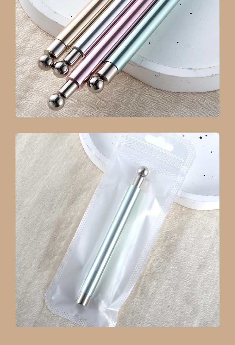 Cat Eye Nail Art Magnetisches Werkzeug Zylindrischer Stick mit Kugelmagnet Maniküre-Zubehör für Glasperleneffekte Passend für UV-Gel-Nagellack – Detail 10