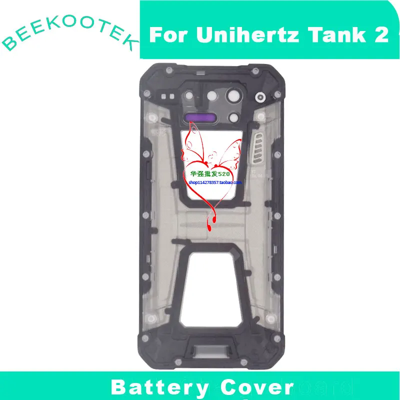 New Original Unihertz Tank 2 Battery Cover Back Case Cell Phone Housing Rear Camera Lens Accessories For Unihertz Tank 2 Phone