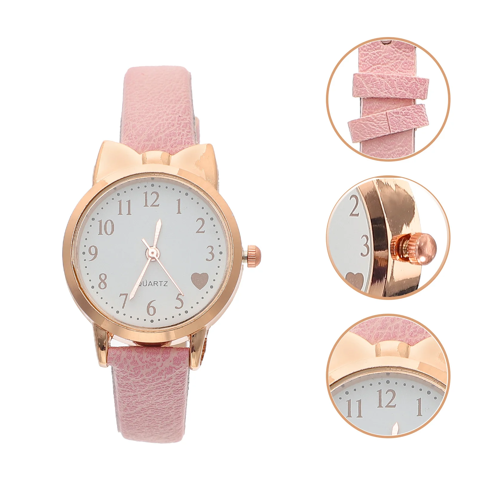 ساعة كوارتز متوهجة قابلة للتعديل بحزام مضيء لساعة هدية عيد الميلاد وعيد الميلاد