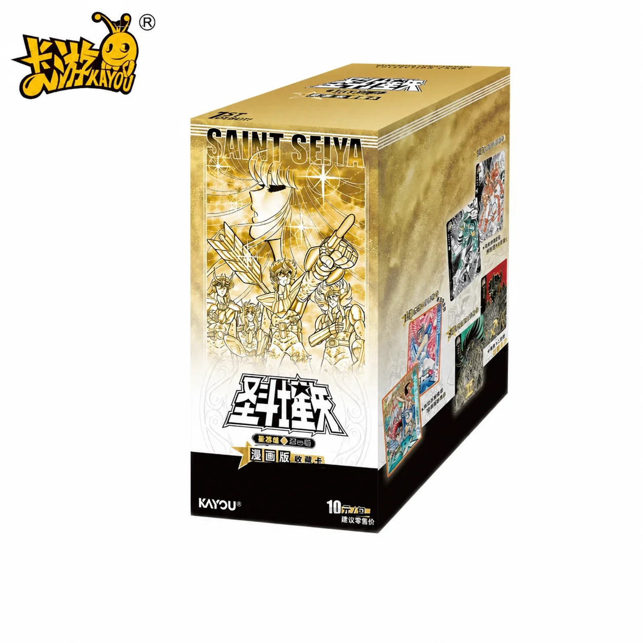 Genuine Kayou Saint Seiya Cloth Awakening Card Box Manga Edition Collectible Card Star Pack Japanese Anime Rare Collection Cards