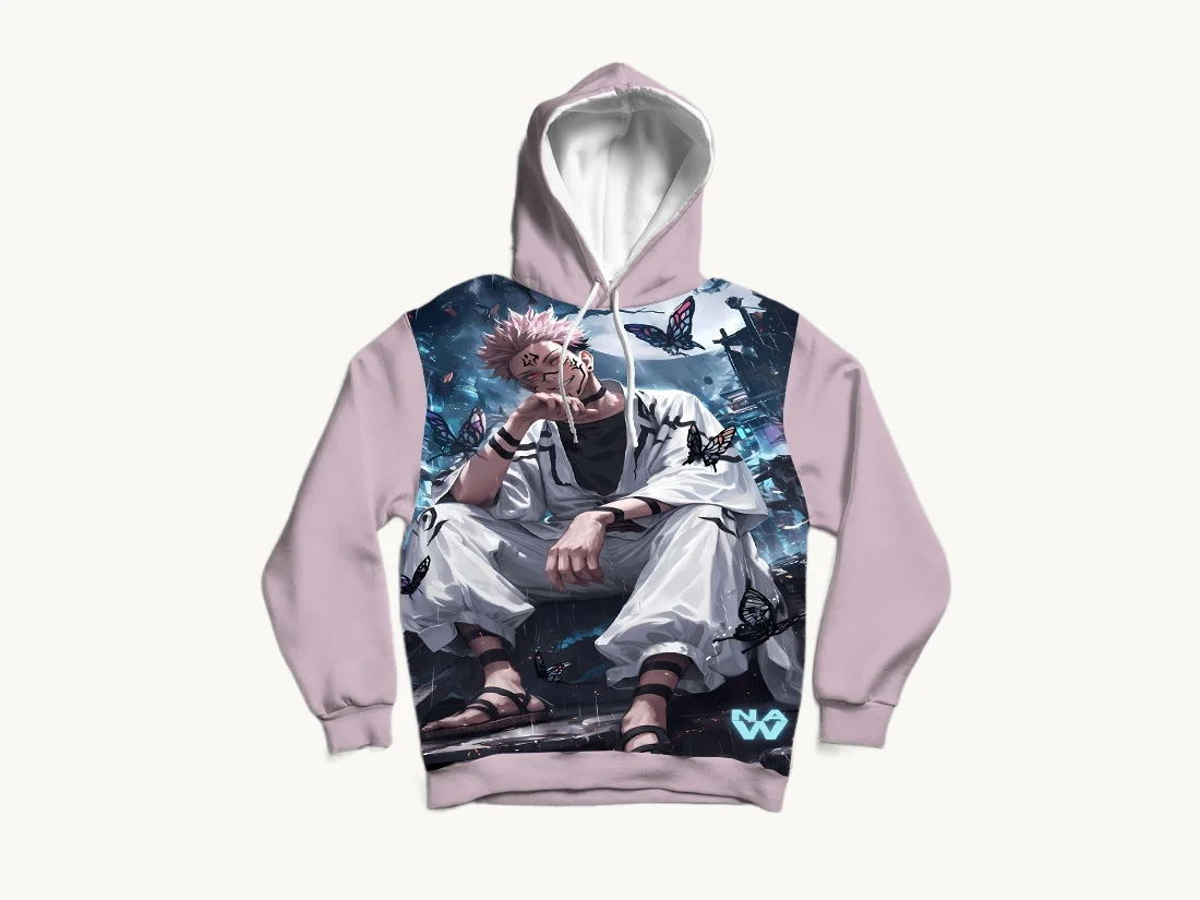 

NEW 2025/26 Anime Spell Battle Dragon Ball Demon Slayer 3D Printed Autumn/Winter Street Large Hoodies for Adults and Children