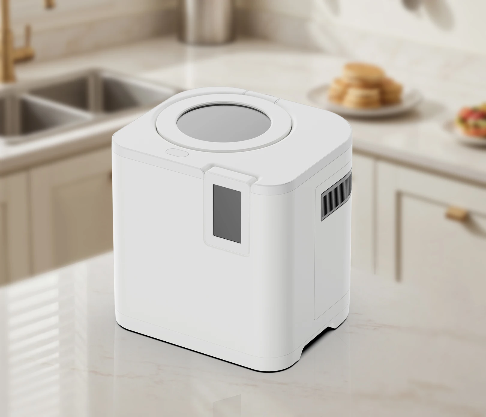 Garbage Disposals with Self-Cleaning Function 4.5L Extra-Large Capacity Visible LCD Display
