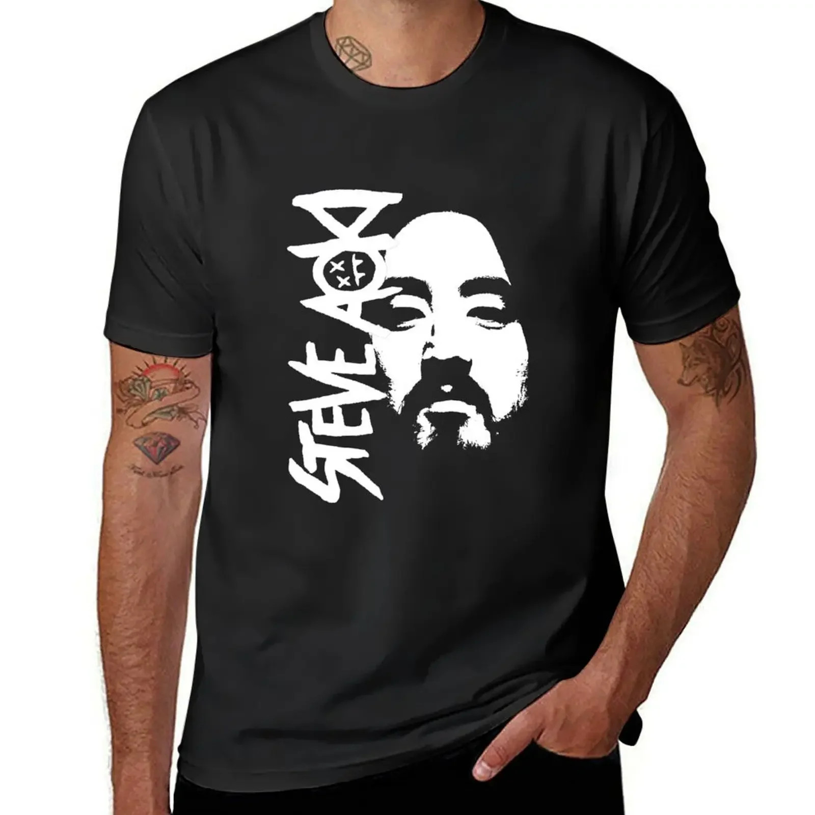 Steve Aoki T-Shirt graphic shirts shirts graphic tee blacks oversized t shirt men workout shirt