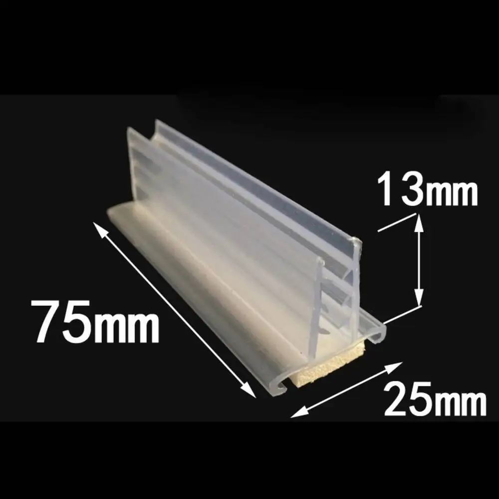 

30pcs Self Adhesive Soft Tooth Advertising Clip Ktboard Isolation Plate Support Base Supergrip Shelf Label Holder