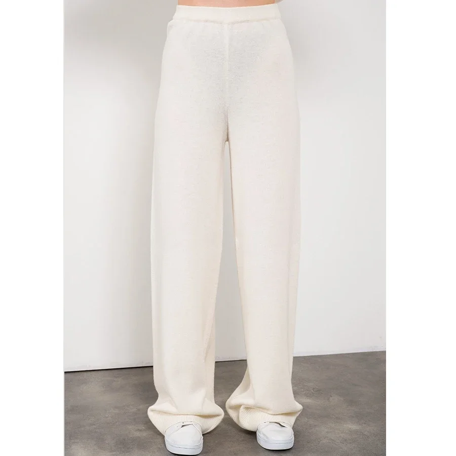 Femmes tricotées nouveau automne hiver pantalons décontractés Style de mode chaud