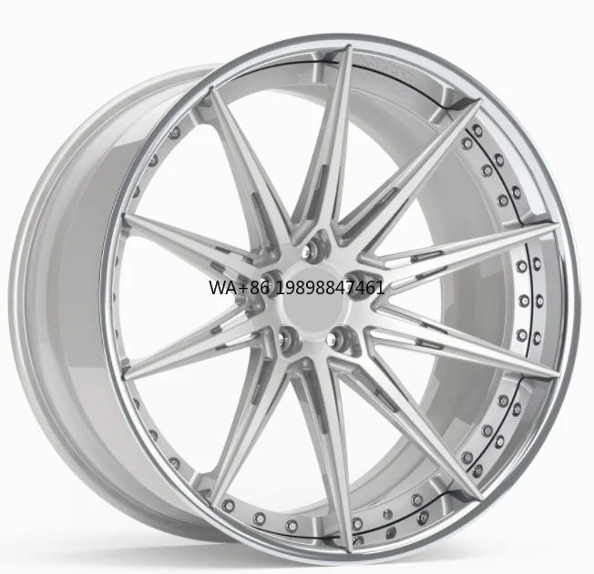 

18-24 Inch Custom 2 Pieces Wheel Forged Deep Polishing Lip Concave 18x9.5 19x9.5 20x8.5 20x9.5 Pcd 5*112 5*120 Car Wheels Rim
