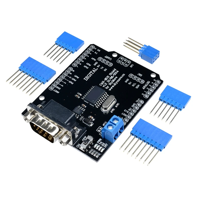 MCP2515 magistrala Can płytka Shield SPI moduł kontrolera rozszerzenia złącze interfejsu DC 5V-12V dla Arduino Seeeduino