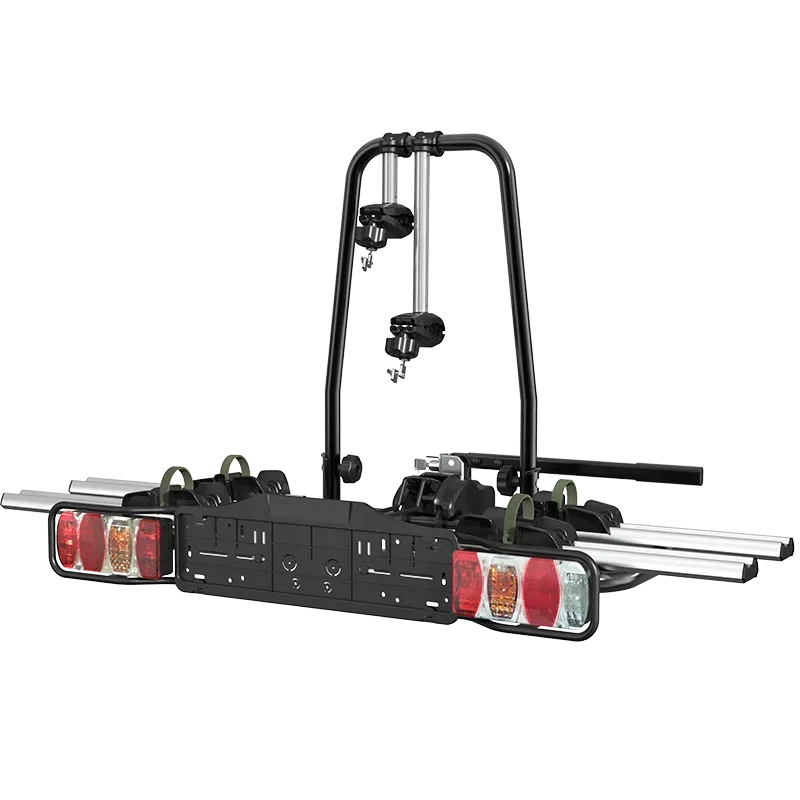 

TB-011 2 E-bikes Rear Cargo Luggage Bike Rack Car Trunk Rear Mount Carriers Bike Rack