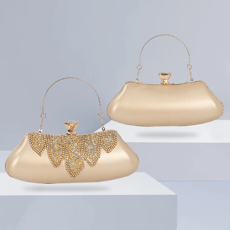 

Beaded Rhinestone Clutch Evening Bag for Women Fashion Diamond Bridal Handbag Wedding Purse Prom Cocktail Party Accessory