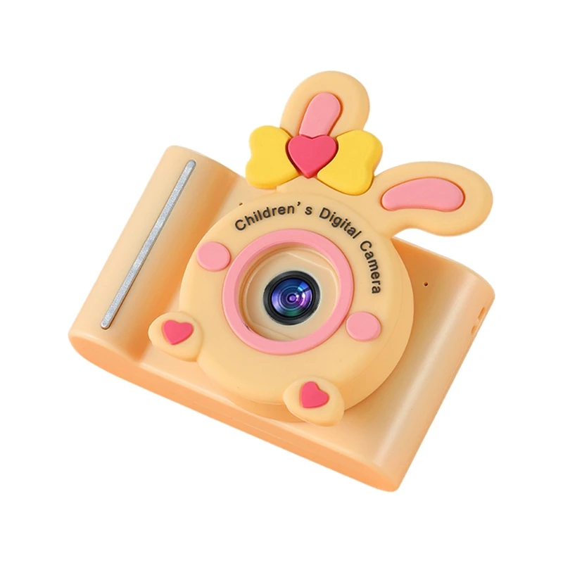

A16S HD Dual Lens 4000W Pixel Front Rear Dual Camera Without Memory Card Li- Battery Children's Camera,Yellow Easy Install