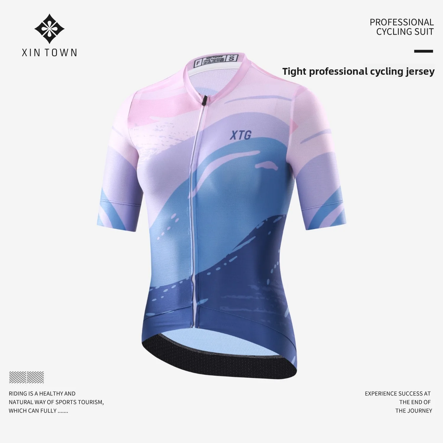 

Женская велосипедная майка XINTOWN с коротким рукавом, влагоотводящая, быстросохнущая, для шоссейного велосипеда, летняя