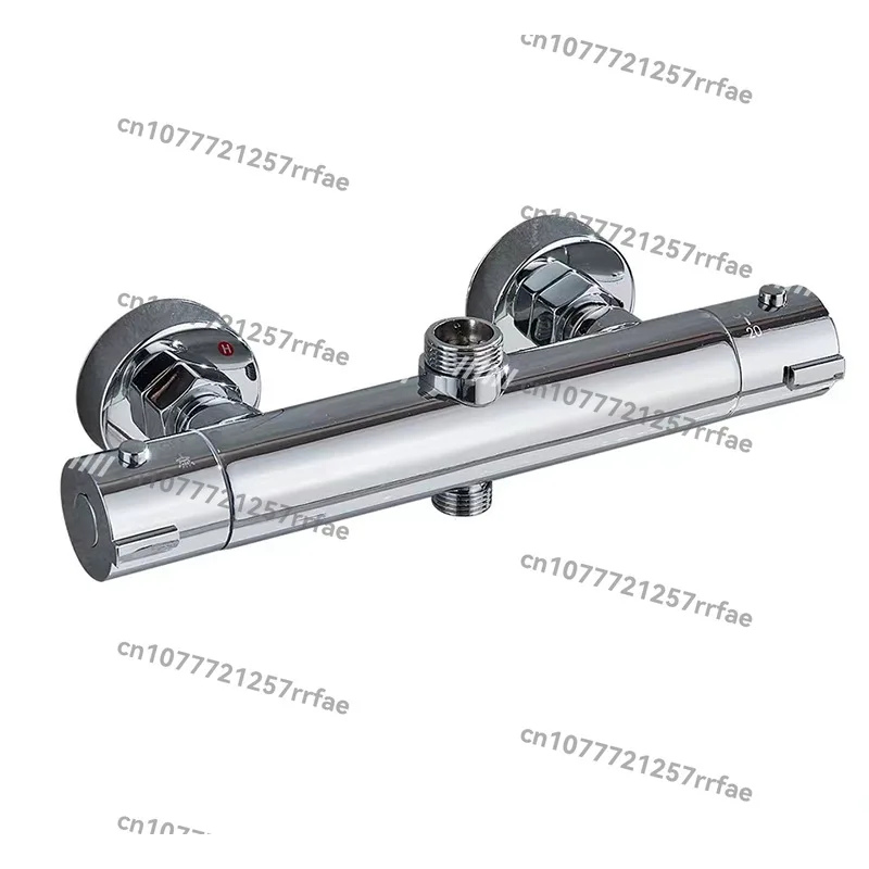 Direct supply thermostatic faucet Electric water heater Toilet thermostatic valve All copper double thermostatic shower faucet
