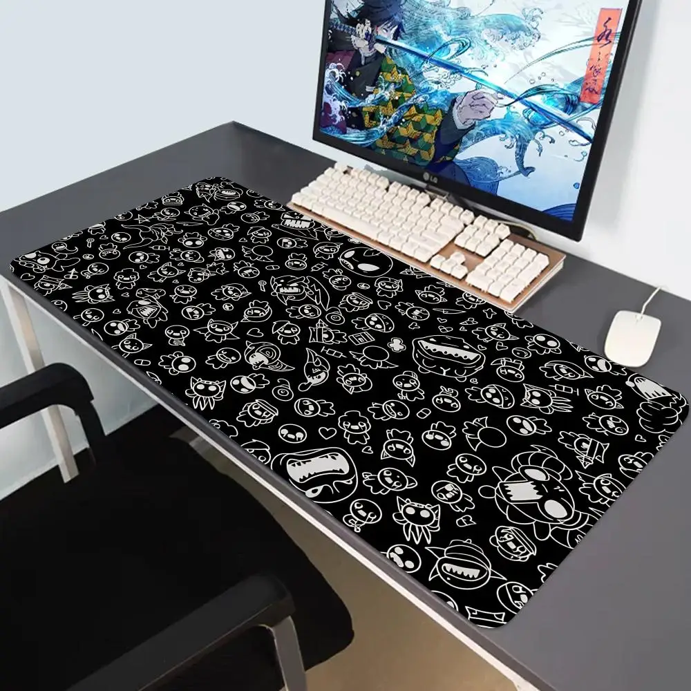 

HYBXAXCThe Binding of Isaac Theme Extended Mouse Pad, Wear-resistant Non-slip Large Deskmat, Durable Keyboard Mat for PC Gaming