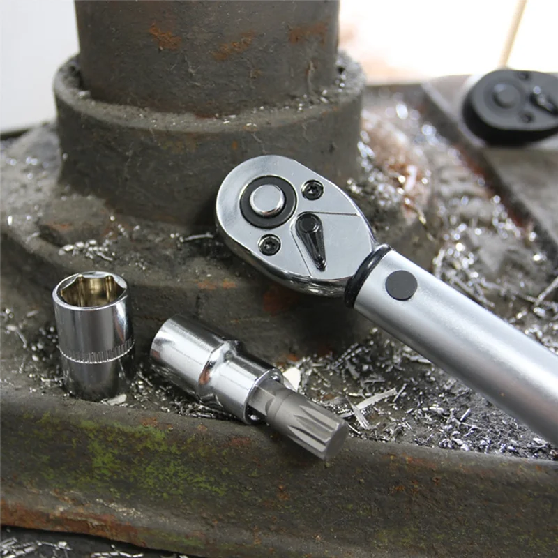 PORK-ABLG 1/4In مفتاح عزم الدوران 2-24N. مفتاح عزم الدوران 1/4In Pro مفتاح العزم أداة إصلاح السيارات الاحترافية للدراجات