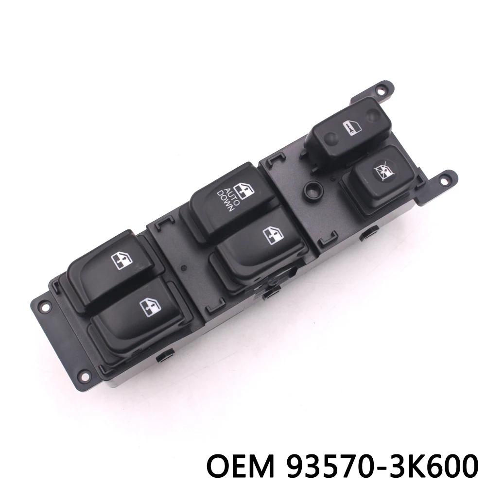 Driver Side Window Lift Switch 93570-3K600 For Hy-undai NF Sonata 2008-2010 Car Style Original Equipment Manufacturer