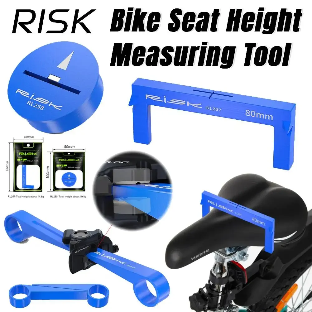 Narzędzie do pomiaru wysokości siodełka rowerowego RISK, narzędzie do pomiaru montażu siodełka rowerowego MTB i szosowego, miernik pozycji BB.