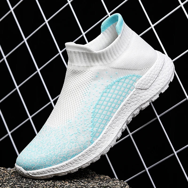 2024 New Men\'s Casual Shoes Mesh Surface Breathable Sneakers Comfortable Lazy Shoes Women Shoes