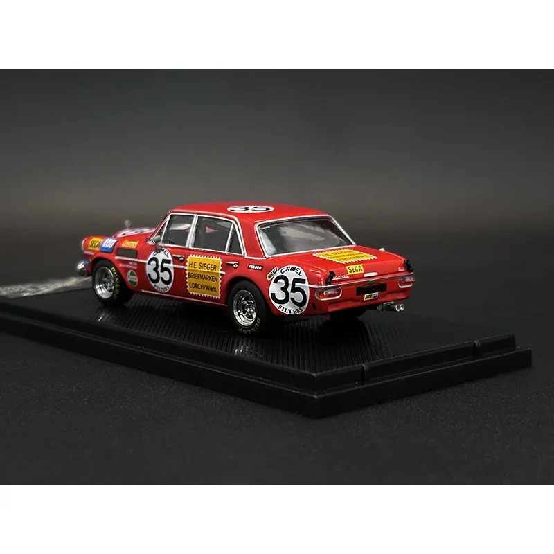 Liberty64 1:64 300 SEL Redpig 6.3L V8 Diecast koleksi Model mobil miniatur mobil mainan