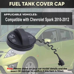 Car Fuel Gas Cap Fuel Tank Cover For Chevrolet Spark 2010 2011 2012 94564508 Fuel Tank Gas Cap Replacement Accessories