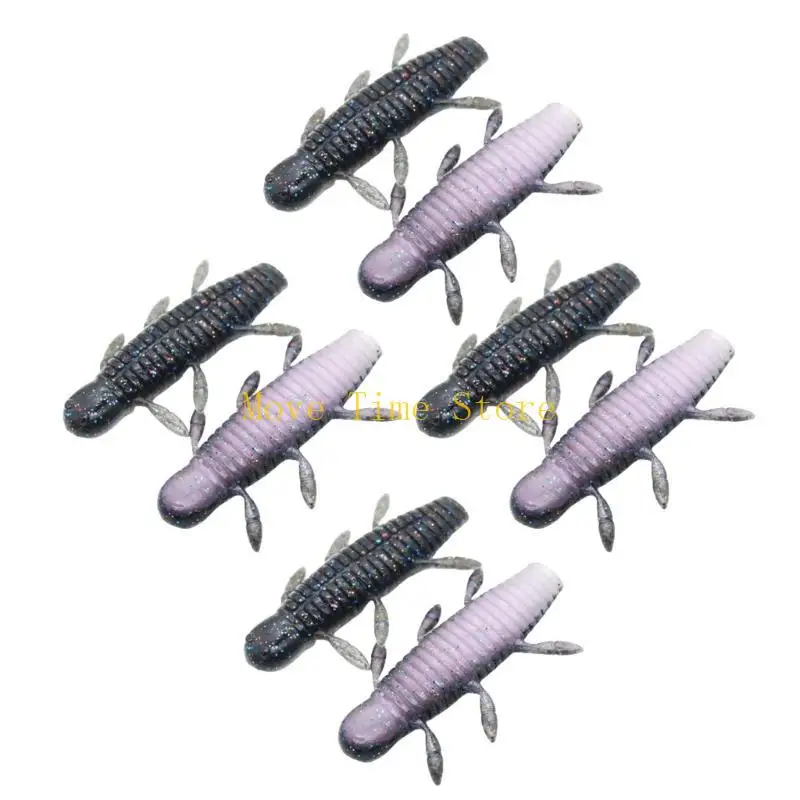 92me غرق الدودة الطعوم الناعمة تضيف الملح الرائحة السمكية الطعوم الاصطناعية لصيد سمك السلمون المرقط #5