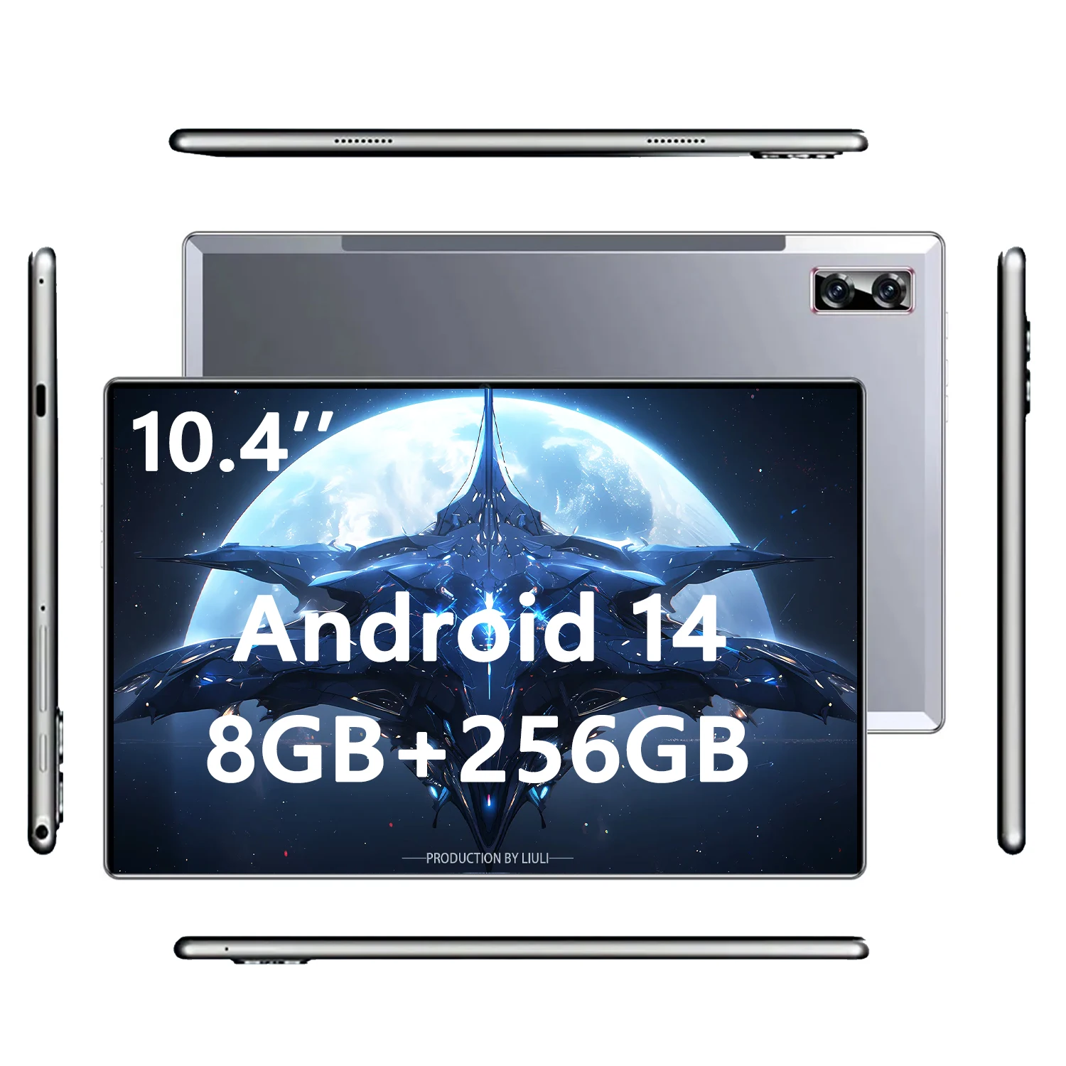 Tableta Originale Aupo zeus 10 pro Schermo 2K FHD da 10,4 pollici Android 14 Snapdragon 8gen2 Global 8GB + 256GB 4G Lte 2.4G/5G WIFI