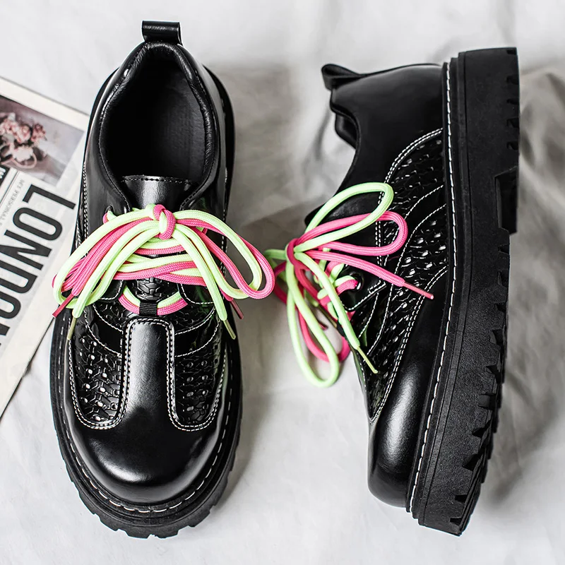 Basic Style Men Skate Sneakers Light Soft Upper Wear Resistant Outsole Sweat Resistant Lining Suitable For Strolling Shopping