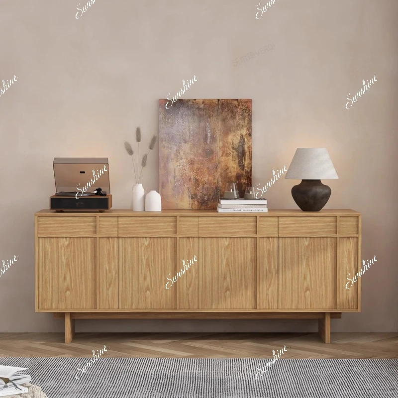 Japanese living room entrance cabinet retro style storage decoration second-hand cabinet