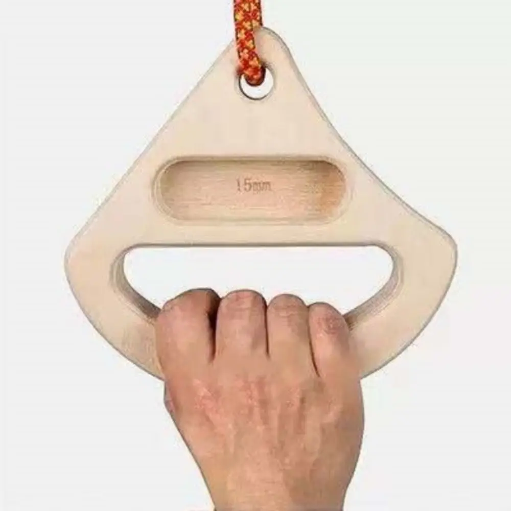 Wooden Rock Climbing Hangboard Strength Trainer Forearm Climbers Finger Strengthener Sturdy Material Lightweight Pull-Up Board
