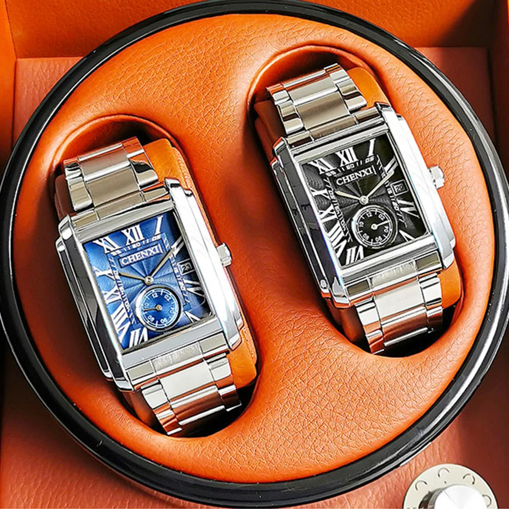 CHENXI プレミアムブランド 高級メンズ腕時計 スタイリッシュスポーツメンズ腕時計 夜光日付表示 防水クォーツ時計