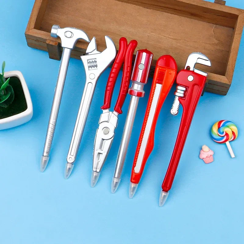 50PCS Personalized and creative ballpoint pen, wrench, screwdriver, pliers, toy pen, hardware tool pen