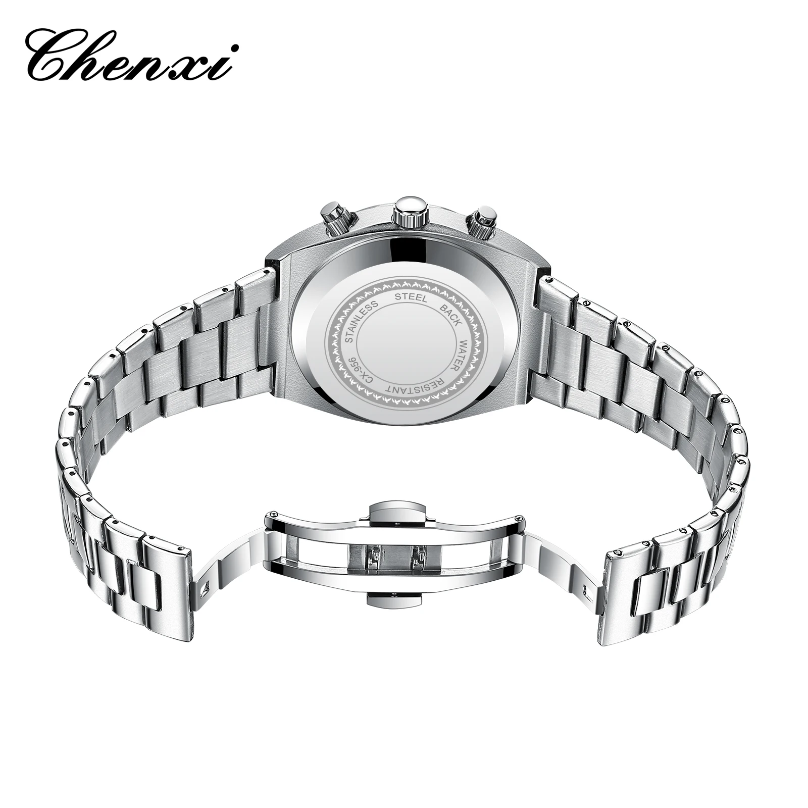 Chenxi 956 Casual Sport Military Quartz Men Calendar Wrist Watch for Man Business Waterproof Male Clock Relogio Masculino