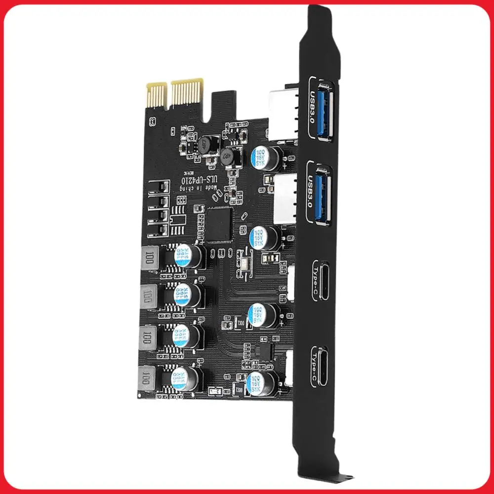 

Expansion Board 2*USB A Port+2*USB C Port/USB3.2 GEN1 USB3.0 PCI Extension Card for Windows7/8/10/11/MacOS/Linux
