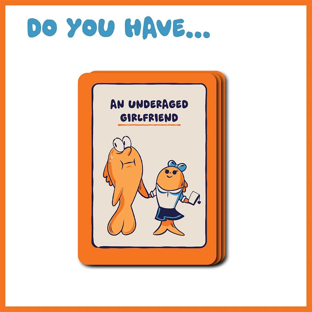 Go Fish Card Game Yourself Fun Gag Gift Hilarious Card Games with A Twist Night Party Game for 2+ Players Adults