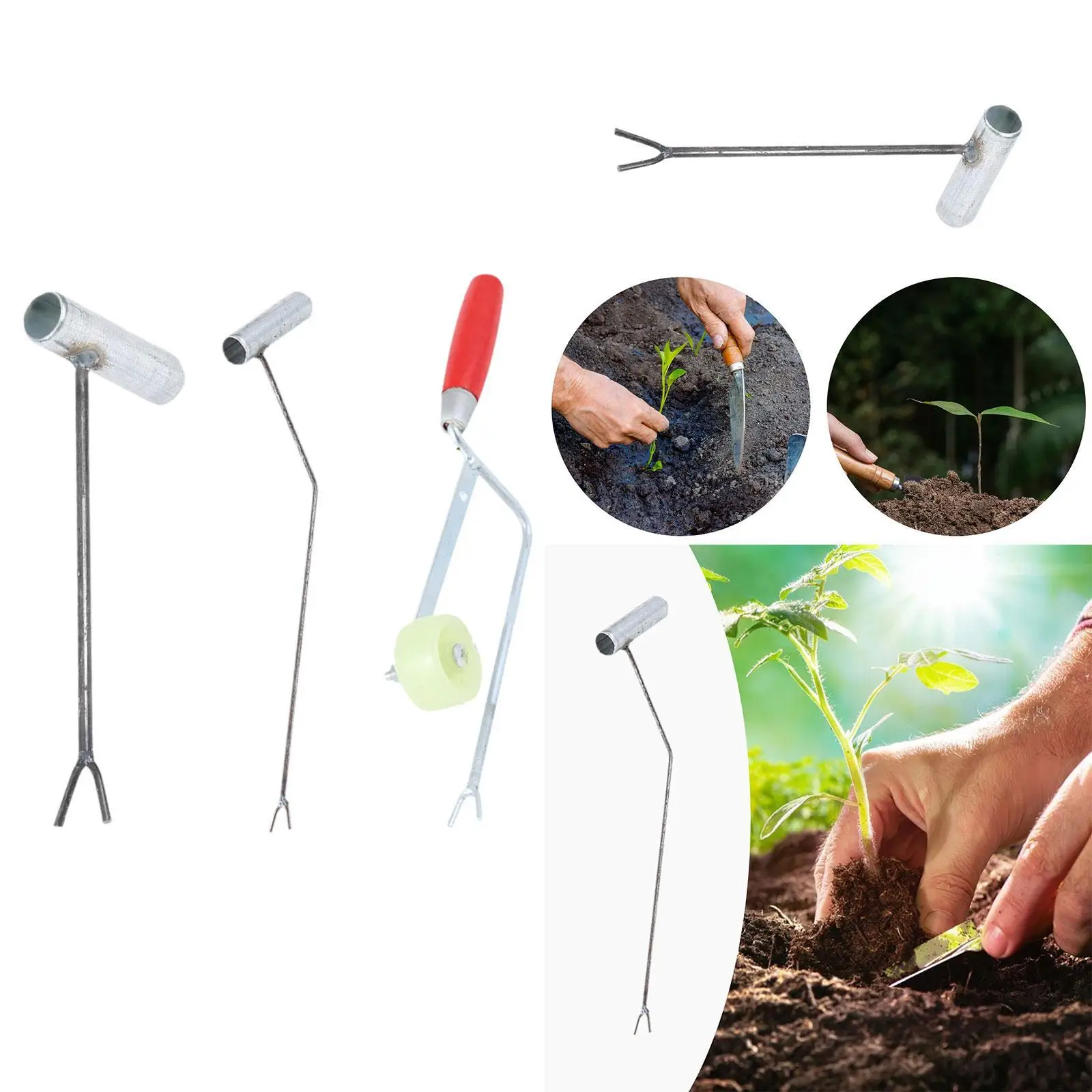Seedling Transplanter Premium Heavy Duty Manual Durability Professional Easy to Use Garden Tool Seedling Plugger Planting Tool