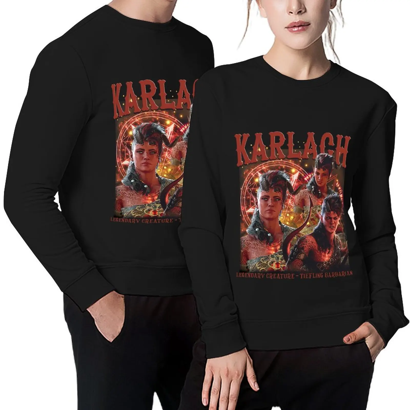 

Karlach Pullover men clothes men's sweat-shirt set mens clothing aesthetic clothing pullover