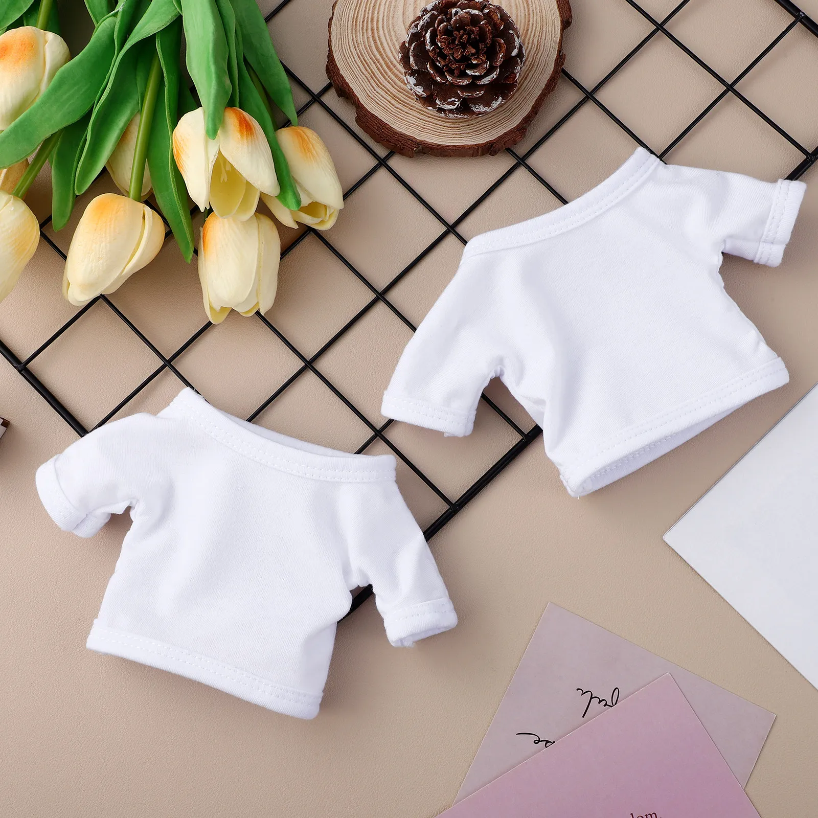 

2Pcs Bear Clothes Set Replaceable Costume Decorative Wear for Children's Girls Stuffed Animal Accessory Stuffed Animal Clothes