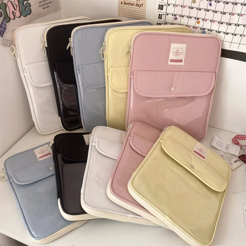 

11/13 Inch Snap Pocket Tablet Laptop Bag for Xiaomi Mi Pad 5 6pro Ipad Air 10.9 10th Soft Case for Samsung Tab S9 Plus Cover
