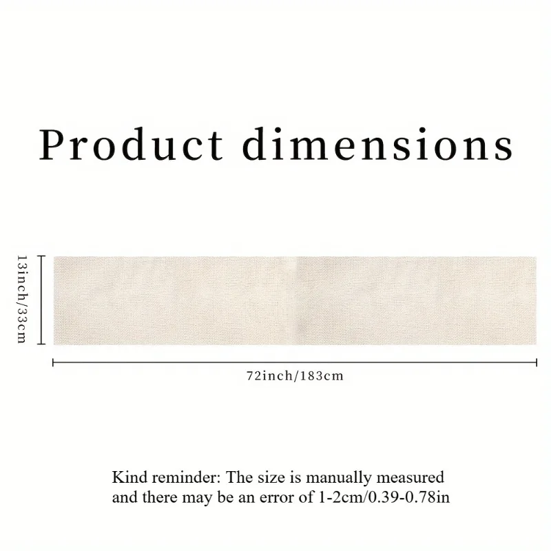 Summer Floral Pattern Tablecloth Boho Chic Wildflower Table Runner Polyester Tablecloth Office Home Party Decor 33.02 X 182.88cm