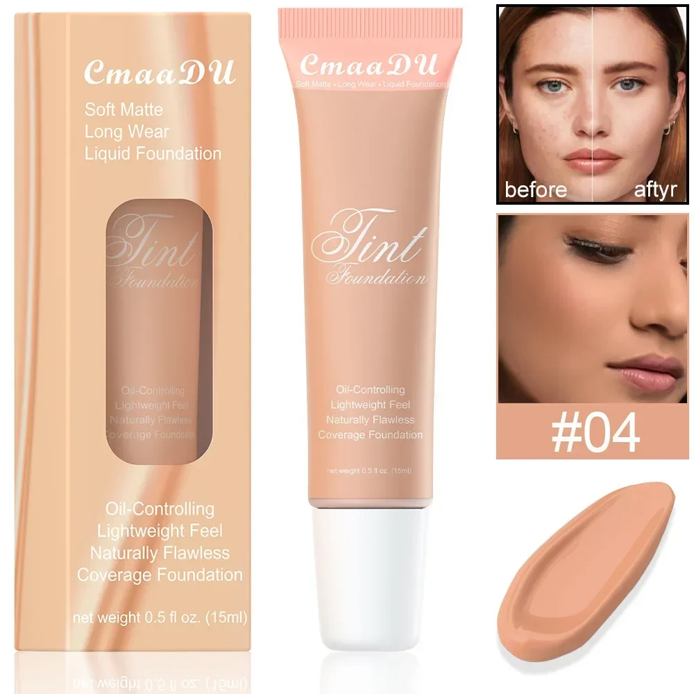 Waterproof Foundation Brighten Face Eyes Dark Circles Scars Acne Cover Cream Face Base Makeup Concealer Face Makeup Full Cover