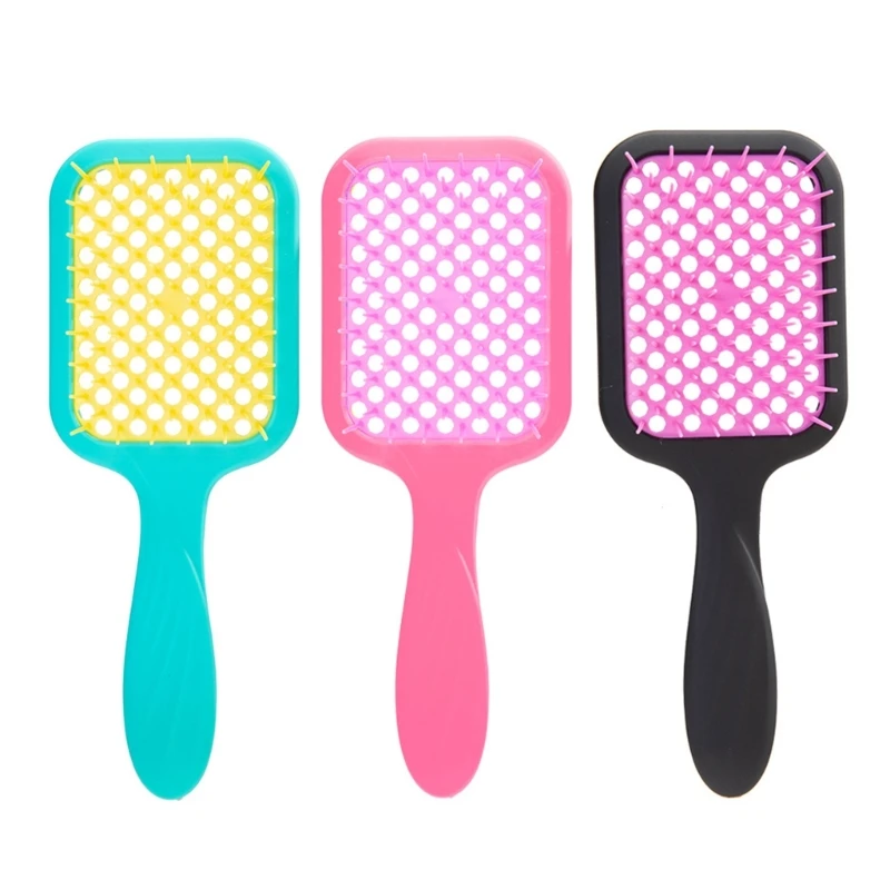 Practical Hair Comb Hollow Out Hair Brush Massage Comb Hairdressing Styling Tool Dropship