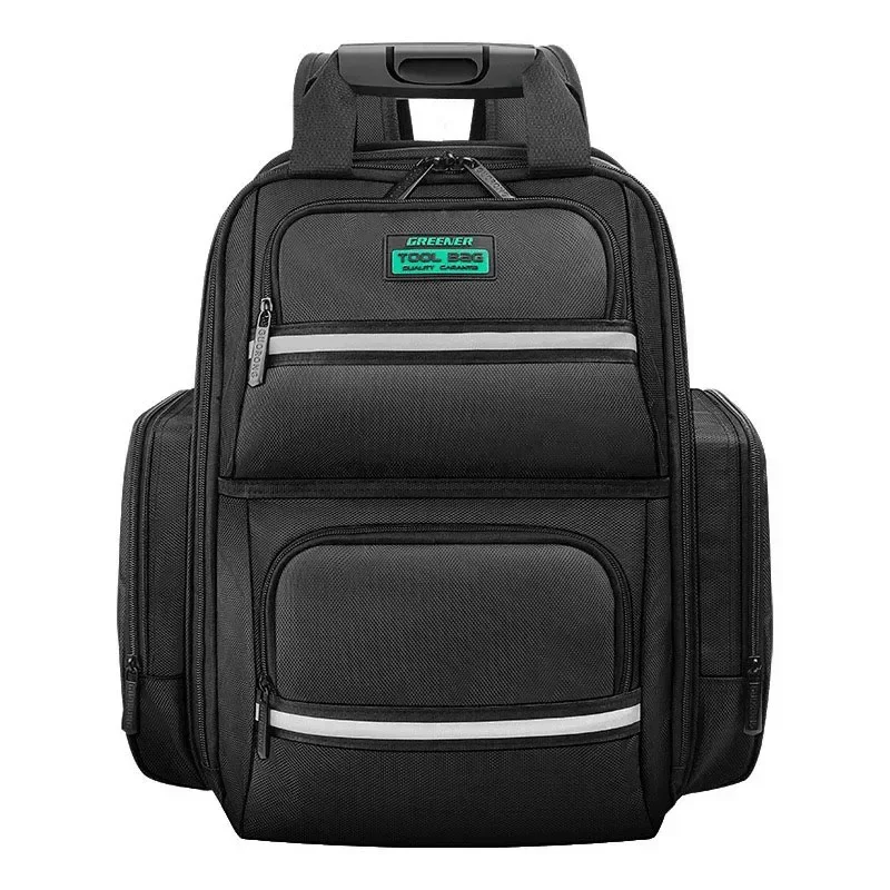 

Multifunctional Shoulder Toolkit Electrician Backpack Hardware Pocket Workshop Construction Storage Bag Organization Tool