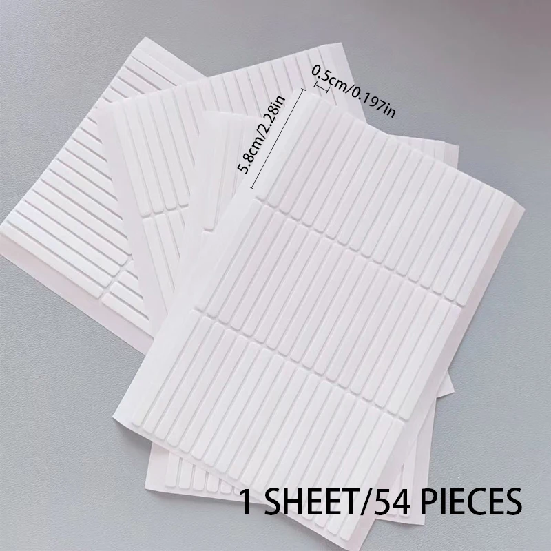 Geruchloses Doppelseitiges Klebeband - Starker Halt, Transparentes Klebeband für Nagelkunst, Aufklebenägel, Displaystreifen und DIY-Bastelprojekte – Detail 6