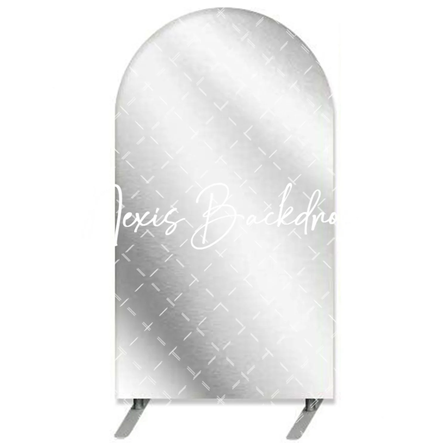 Double-Sided Gold And Silver Birthday Party Arch Backdrop Shiny Metallic Texture Banner Background For Event Parties Celebration