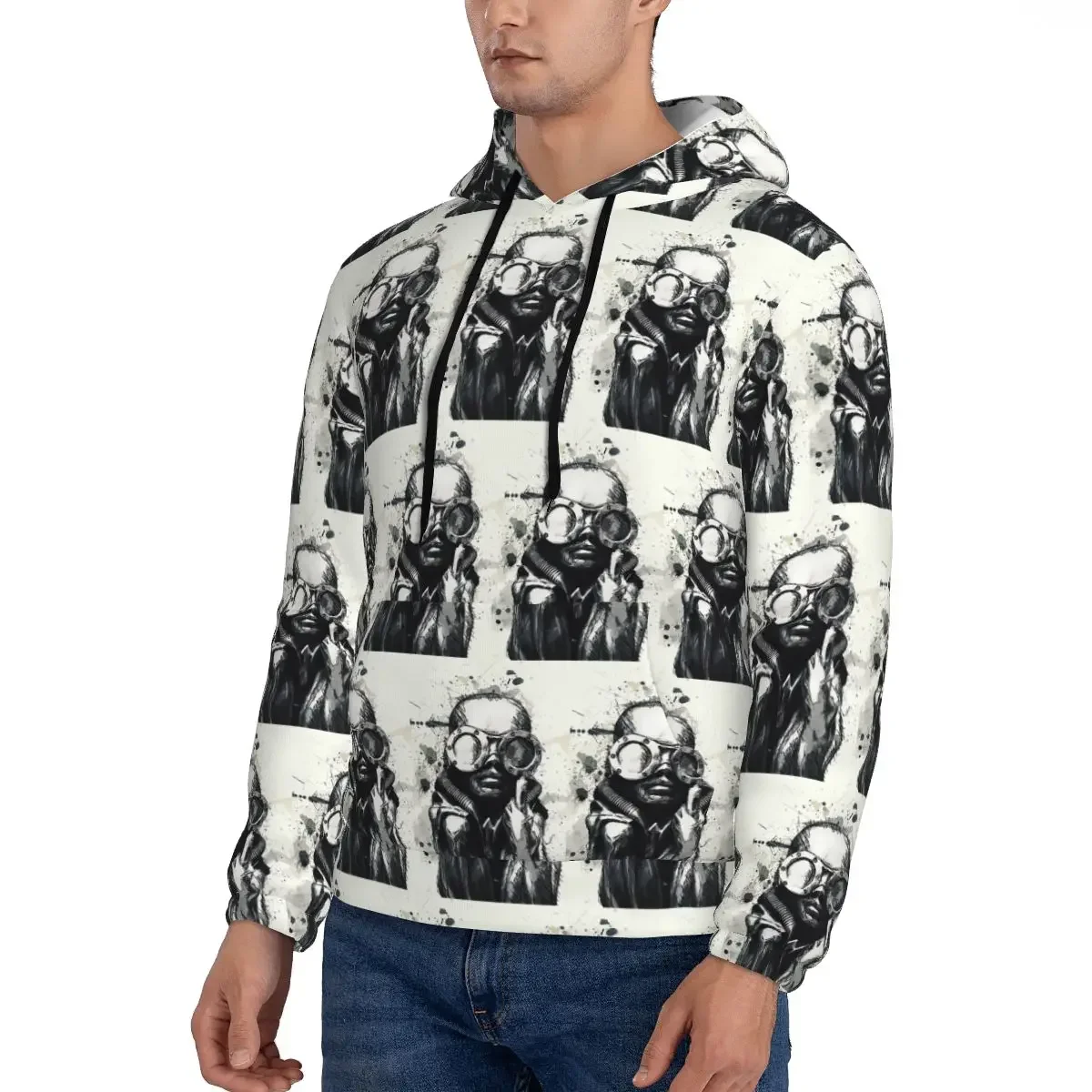 Hr Giger Li اللوحة هوديس الهيب هوب البلوز الخريف الشتاء الرجال النساء بلوزات طويلة الأكمام بلايز #3